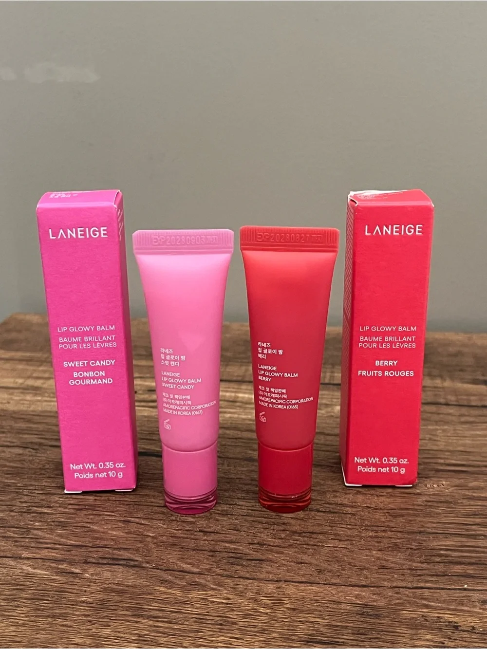 LANEIGE Lip Glowy Balm Duo — Sweet Candy & Berry